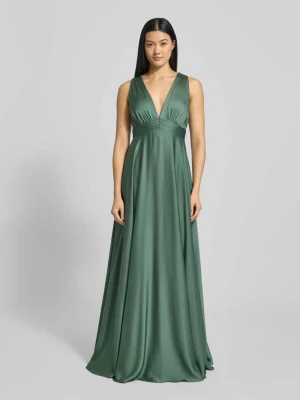 Sukienka wieczorowa o kroju regular fit z dekoltem w serek Jake*s Cocktail