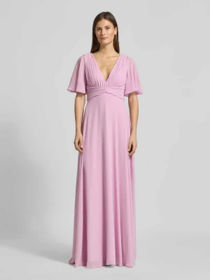 Sukienka wieczorowa o kroju regular fit z dekoltem w serek Jake*s Cocktail