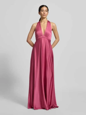 Sukienka wieczorowa o kroju regular fit z głębokim dekoltem w serek Jake*s Cocktail