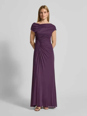 Sukienka wieczorowa o kroju regular fit z marszczeniami Christian Berg Cocktail