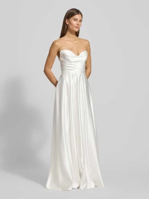 Sukienka wieczorowa o kroju regular fit z wiązaniem Laona