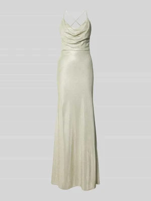 Sukienka wieczorowa o kroju slim fit z efektem błyszczącym Unique