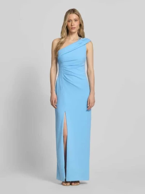 Sukienka wieczorowa o kroju slim fit z marszczeniami Adrianna Papell