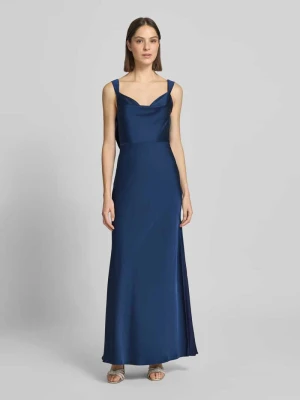 sukienka wieczorowa z satyny Laona