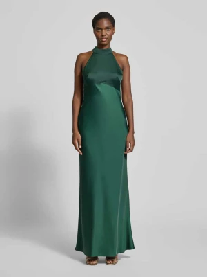 Sukienka wieczorowa o kroju slim fit z wiązaniem na szyi Laona