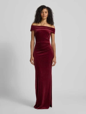 Sukienka wieczorowa o kroju z odkrytymi ramionami Christian Berg Cocktail