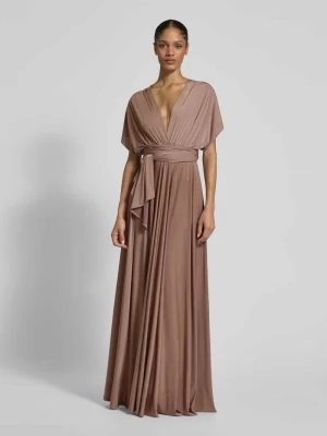 Sukienka wieczorowa typu multiway z dekoltem w serek Rose Avenue