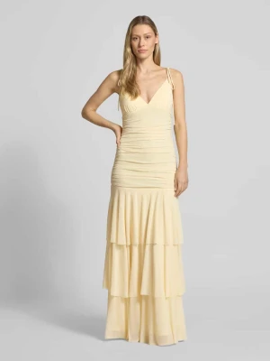 Sukienka wieczorowa w efekcie stopniowania z marszczeniami Jake*s Cocktail