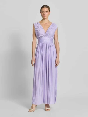 Sukienka wieczorowa w plisowanym stylu o kroju regular fit, model 'Linnea' GUIDO MARIA KRETSCHMER WOMAN