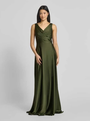Sukienka wieczorowa w stylu kopertowym TROYDEN COLLECTION