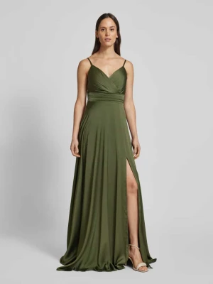 Sukienka wieczorowa w stylu kopertowym TROYDEN COLLECTION