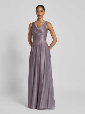 Sukienka wieczorowa w stylu kopertowym TROYDEN COLLECTION