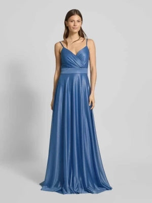 Sukienka wieczorowa w stylu kopertowym TROYDEN COLLECTION
