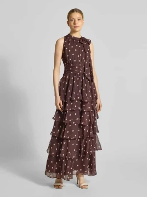 Sukienka wieczorowa w stylu warstwowym NEO NOIR