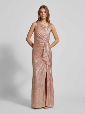 Zdjęcie produktu Sukienka wieczorowa z asymetrycznym dekoltem w serek Adrianna Papell