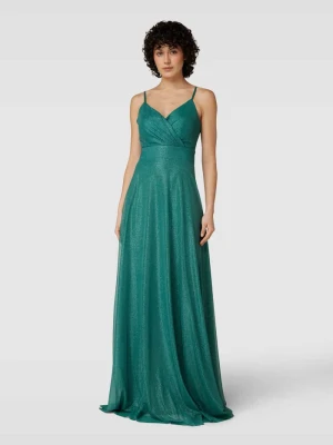 Sukienka wieczorowa z błyszczącym efektem TROYDEN COLLECTION
