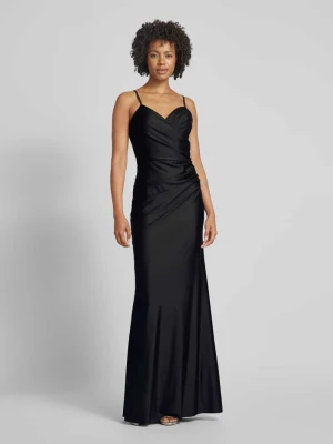 Sukienka wieczorowa z bocznym marszczeniem TROYDEN COLLECTION