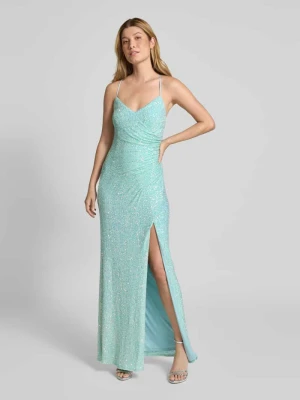 Sukienka wieczorowa z cekinami V.M.