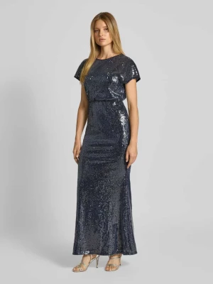 sukienka wieczorowa z cekinowym obszyciem na całej powierzchni Christian Berg Cocktail