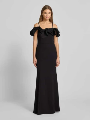 Sukienka wieczorowa z dekoltem carmen Christian Berg Cocktail