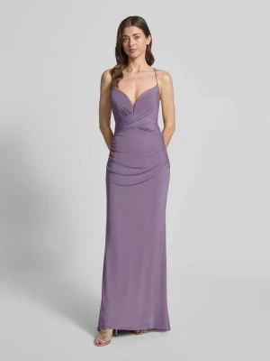 sukienka wieczorowa z dekoltem na plecach Laona