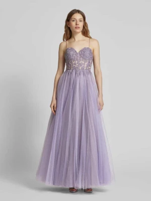 Sukienka wieczorowa z dekoltem w kształcie serca Laona