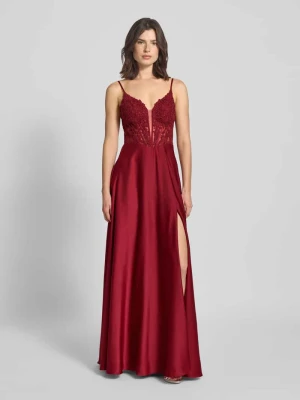 Sukienka wieczorowa z dekoltem w kształcie serca Mascara