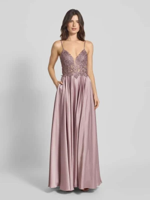 Sukienka wieczorowa z dekoltem w kształcie serca Mascara