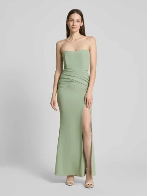 Sukienka wieczorowa z dekoltem w kształcie serca model ‘ANIA’ SISTAGLAM