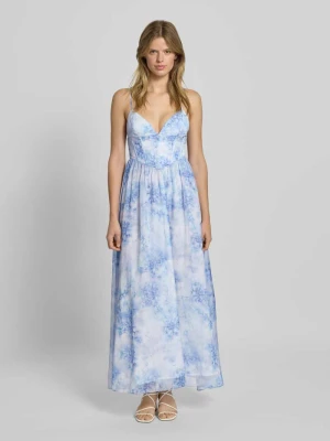 Sukienka wieczorowa z dekoltem w serek model ‘ELIAS’ bardot