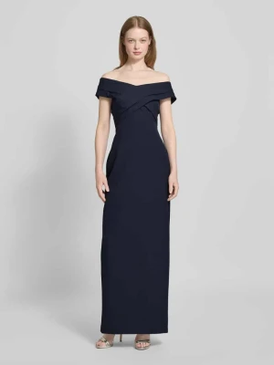 Sukienka wieczorowa z dekoltem w serek model ‘IRENE’ Lauren Ralph Lauren