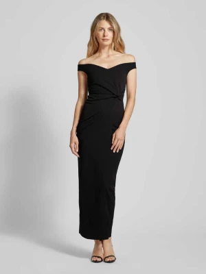 Sukienka wieczorowa z dekoltem w serek SISTAGLAM