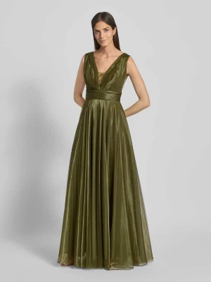 Sukienka wieczorowa z dekoltem w serek TROYDEN COLLECTION