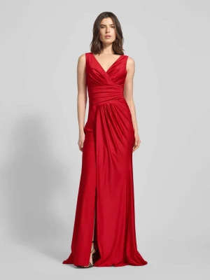 Sukienka wieczorowa z dekoltem w serek TROYDEN COLLECTION