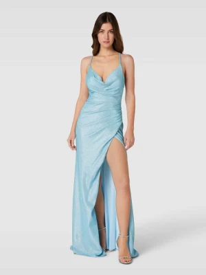 Sukienka wieczorowa z efektem błyszczącym luxuar