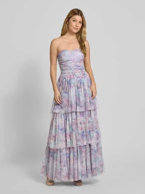 Sukienka wieczorowa z efektem stopniowania Lace & Beads