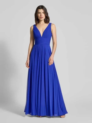 Sukienka wieczorowa z głębokim dekoltem w kształcie serca Mascara