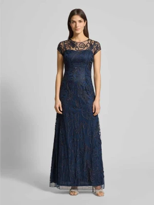 Sukienka wieczorowa z haftami luxuar