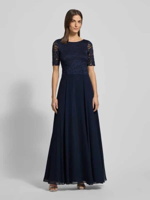Sukienka wieczorowa z koronkowym obszyciem Vera Mont