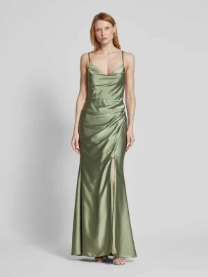 Sukienka wieczorowa z lejącym dekoltem Laona