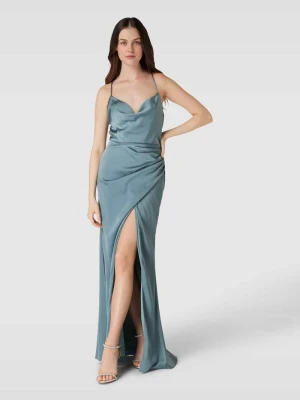 Sukienka wieczorowa z lejącym dekoltem Laona