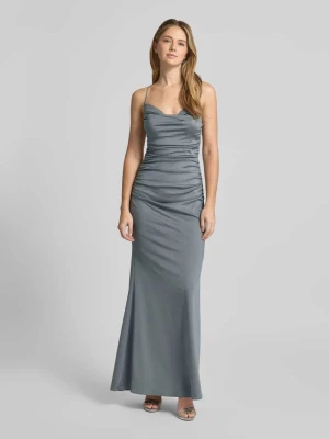 Sukienka wieczorowa z dekoltem kaskadowym Laona