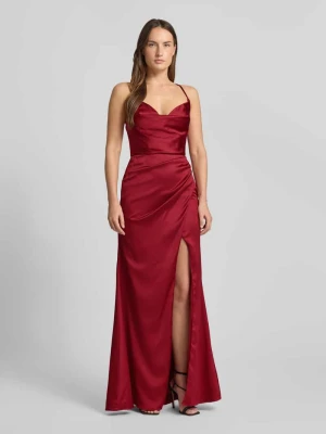 Sukienka wieczorowa z lejącym dekoltem luxuar