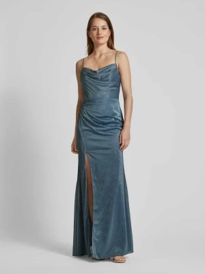 Sukienka wieczorowa z lejącym dekoltem luxuar