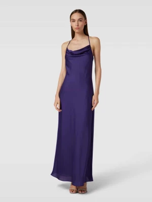 Sukienka wieczorowa z lejącym dekoltem Swing