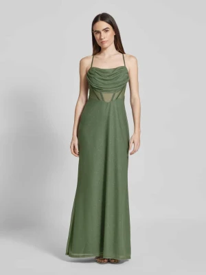 Sukienka wieczorowa z lejącym dekoltem V.M.