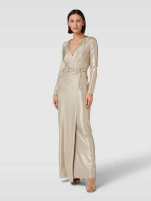Sukienka wieczorowa z marszczeniami model ‘LARTHANEY’ Lauren Ralph Lauren