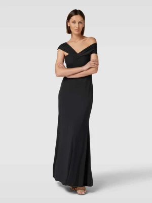 Sukienka wieczorowa z marszczeniami model ‘MEIRNAY’ Lauren Ralph Lauren