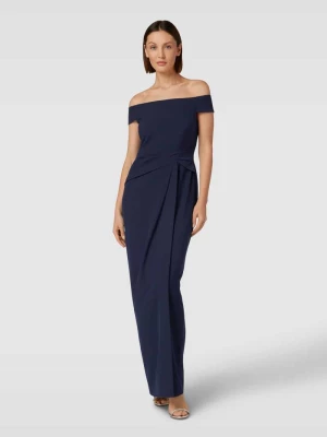 Sukienka wieczorowa z marszczeniami model ‘SARAN’ Lauren Ralph Lauren