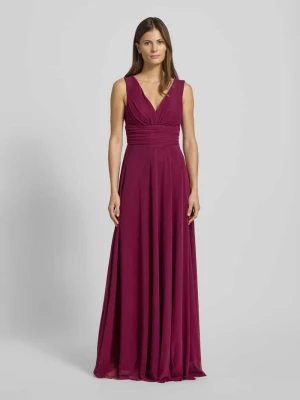 Sukienka wieczorowa z marszczeniami TROYDEN COLLECTION